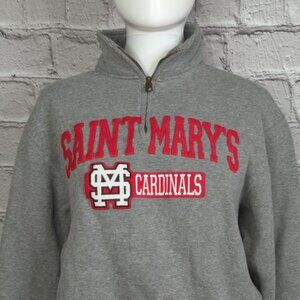 Jansport Small St Marys Minnesota Cardinals Gray Quarter-Zip Sweatshirt